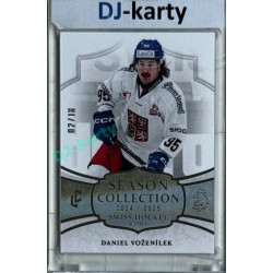 2024/25 LC Repre serie 1 #SHG-23 Daniel Voženílek Season Collection Swiss Hockey Games 2024 Platinum xx/18