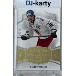 2024/25 LC Repre serie 1 #SHG-24 David Tomášek Season Collection Swiss Hockey Games 2024 Platinum xx/18