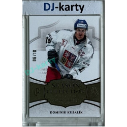 2024/25 LC Repre serie 1 #SHG-14 Dominik Kubalík Season Collection Swiss Hockey Games 2024 Platinum xx/18