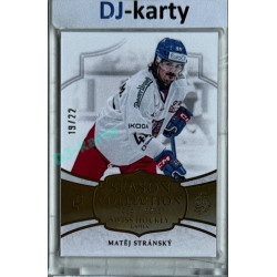 2024/25 LC Repre serie 1 #SHG-18 Matěj Stránský Season Collection Swiss Hockey Games 2024 Gold xx/22