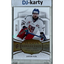 2024/25 LC Repre serie 1 #SHG-15 Jakub Flek Season Collection Swiss Hockey Games 2024 Gold xx/22