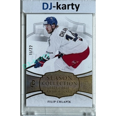 2024/25 LC Repre serie 1 #SHG-13 Filip Chlapík Season Collection Swiss Hockey Games 2024 Gold xx/22