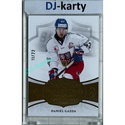 2024/25 LC Repre serie 1 #SHG-06 Daniel Gazda Season Collection Swiss Hockey Games 2024 Gold xx/22