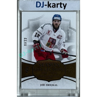 2024/25 LC Repre serie 1 #SHG-12 Jiří Smejkal Season Collection Swiss Hockey Games 2024 Gold xx/22