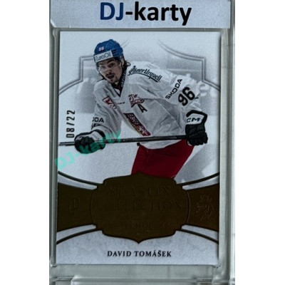 2024/25 LC Repre serie 1 #SHG-24 David Tomášek Season Collection Swiss Hockey Games 2024 Gold xx/22
