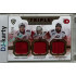 2024/25 Maxa Liga Update #JM-11 J. Vondraš / O. Chabada / M. Pochobradský Triple Jersey Red 02/20