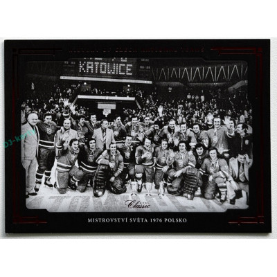 2020 OFS SSČH Mistrovství světa 1976 Polsko #HCNT-28 06/30 History of Czech National Teams Red