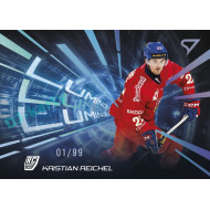 2025 Sportzoo Hokejové ČESKO #LS-22 Kristian Reichel Luminous Blue 14/99