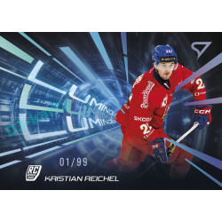 2025 Sportzoo Hokejové ČESKO #LS-22 Kristian Reichel Luminous Blue 14/99