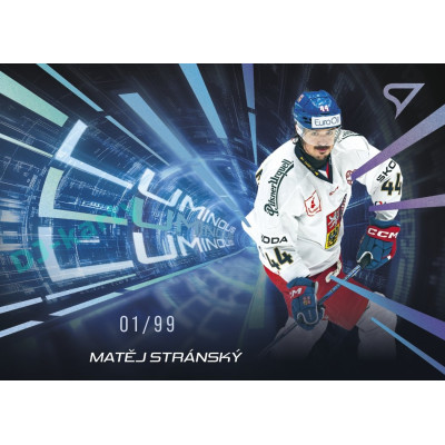 2025 Sportzoo Hokejové ČESKO #LS-23 Matěj Stránský Luminous Blue 14/99