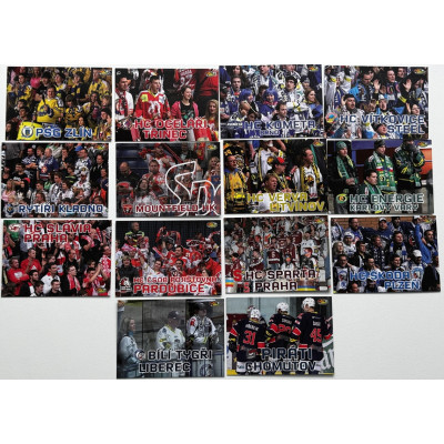 2013/14 OFS Klubová karta - kompletní set 14 karet