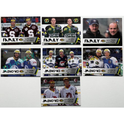 2013/14 OFS Family / Jmenovci - kompletní set 7 karet