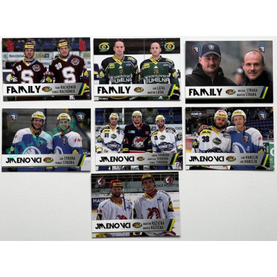 2013/14 OFS Family / Jmenovci - kompletní set 7 karet