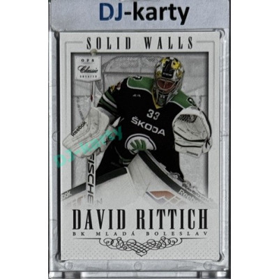 2014/15 OFS #SW-28 David Rittich Solid Walls Team Edition