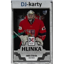 2024/25 LC Repre serie 1 #HGC-22 Ondřej Štěbeták Hlinka Gretzky Cup 2024 Platinum xx/22