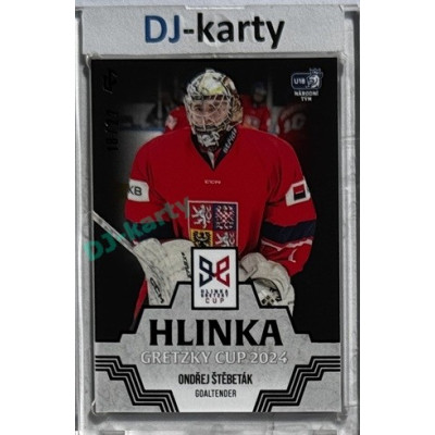 2024/25 LC Repre serie 1 #HGC-22 Ondřej Štěbeták Hlinka Gretzky Cup 2024 Platinum xx/22