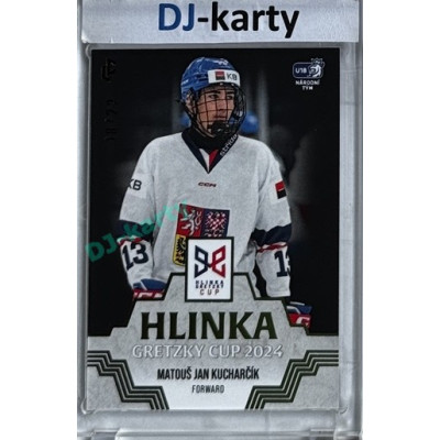 2024/25 LC Repre serie 1 #HGC-11 Matouš Jan Kucharčík Hlinka Gretzky Cup 2024 Platinum xx/22