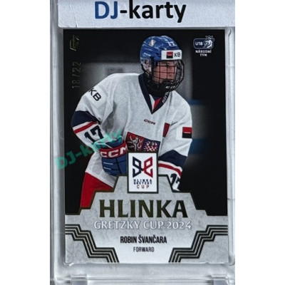 2024/25 LC Repre serie 1 #HGC-19 Robin Švančara Hlinka Gretzky Cup 2024 Platinum xx/22