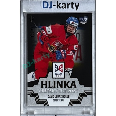 2024/25 LC Repre serie 1 #HGC-04 David Lucas Holub Hlinka Gretzky Cup 2024 Platinum xx/22
