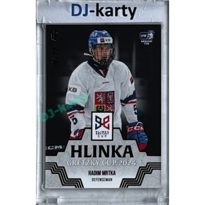 2024/25 LC Repre serie 1 #HGC-02 Radim Mrtka Hlinka Gretzky Cup 2024 Platinum xx/22