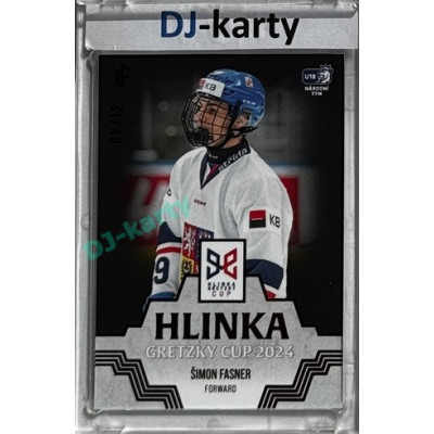 2024/25 LC Repre serie 1 #HGC-20 Šimon Fasner Hlinka Gretzky Cup 2024 Red 01/12