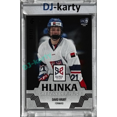 2024/25 LC Repre serie 1 #HGC-15 David Hrubý Hlinka Gretzky Cup 2024 Red 01/12