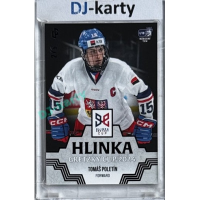 2024/25 LC Repre serie 1 #HGC-12 Tomáš Poletín Hlinka Gretzky Cup 2024 Blue 2/6