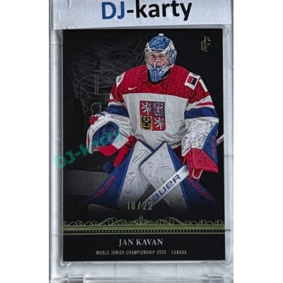 2024/25 LC Repre serie 1 #WJC-22 Jan Kavan World Junior Championship 2025 Canada Platinum xx/22