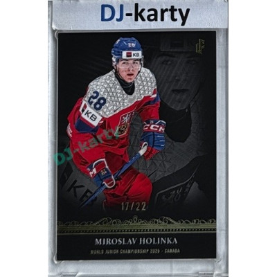 2024/25 LC Repre serie 1 #WJC-21 Miroslav Holinka World Junior Championship 2025 Canada Platinum xx/22
