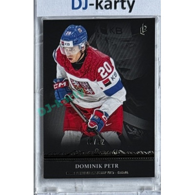 2024/25 LC Repre serie 1 #WJC-15 Dominik Petr World Junior Championship 2025 Canada Platinum xx/22