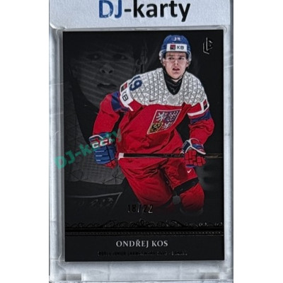 2024/25 LC Repre serie 1 #WJC-14 Ondřej Kos World Junior Championship 2025 Canada Platinum xx/22