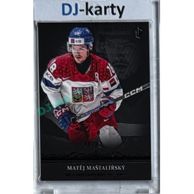 2024/25 LC Repre serie 1 #WJC-13 Matěj Maštalířský World Junior Championship 2025 Canada Platinum xx/22