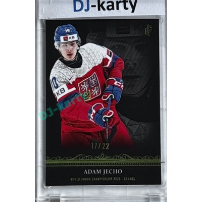 2024/25 LC Repre serie 1 #WJC-08 Adam Jecho World Junior Championship 2025 Canada Platinum xx/22