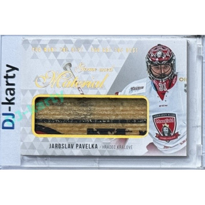 2018 You Want the Best Jaroslav Pavelka #M-PK 20/21 Game Used Material