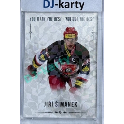 2018 You Want the Best Jiří Šimánek #94 06/22 Silver