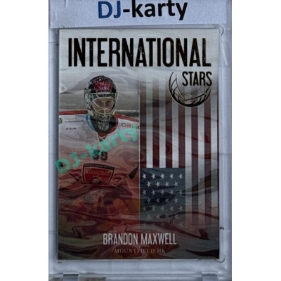 2018/19 OFS Brandon Maxwell #IS-10 International Stars Ice Water 07/12