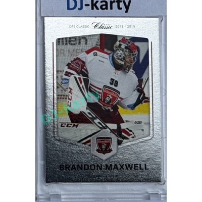 2018/19 OFS #055 Brandon Maxwell Silver /55