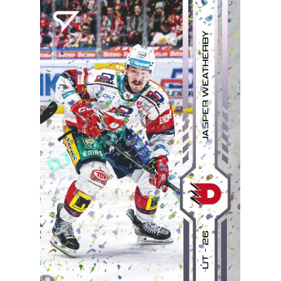 2024/25 Sportzoo ELH Play Off #375 Jasper Weatherby Puck Marks