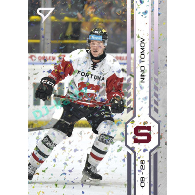 2024/25 Sportzoo ELH Play Off #381 Nino Tomov Puck Marks