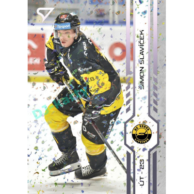 2024/25 Sportzoo ELH Play Off #387 Šimon Slavíček Puck Marks