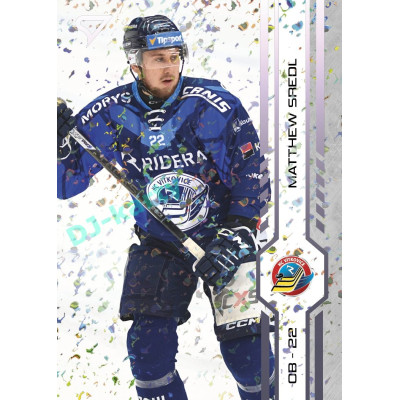 2024/25 Sportzoo ELH Play Off #421 Matthew Sredl Puck Marks