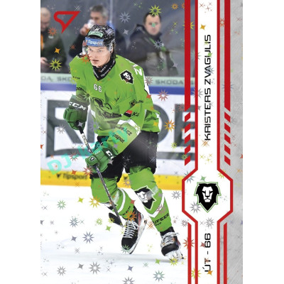 2024/25 Sportzoo ELH Play Off #447 Kristers Zvagulis Red Sparks