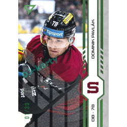 2024/25 Sportzoo ELH Play Off #379 Dominik Pavlák Green Glitter xx/30