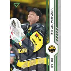 2024/25 Sportzoo ELH Play Off #383 Michael Petrásek Green Glitter xx/30