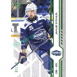 2024/25 Sportzoo ELH Play Off #392 Jakub Stehlík Green Glitter xx/30