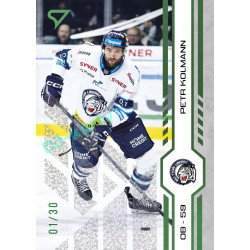 2024/25 Sportzoo ELH Play Off #405 Petr Kolmann Green Glitter xx/30