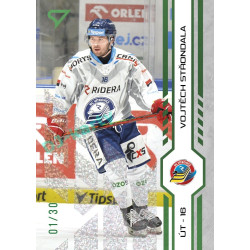 2024/25 Sportzoo ELH Play Off #426 Vojtěch Střondala Green Glitter xx/30
