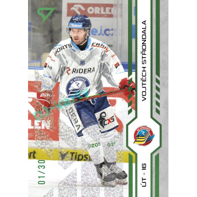 2024/25 Sportzoo ELH Play Off #426 Vojtěch Střondala Green Glitter xx/30