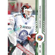 2024/25 Sportzoo ELH Play Off #418 Dominik Hrachovina Green Glitter xx/30