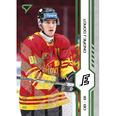 2024/25 Sportzoo ELH Play Off #433 Ondřej Dorot Green Glitter xx/30